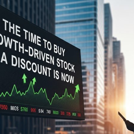 The Time to Buy Growth-Driven Stock at a Discount Is Now