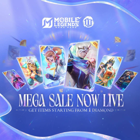 Mobile Legends Mega Sale 2025 Double 11 – Free Promo Diamonds, Buy Skins for as low as 1 Diamond